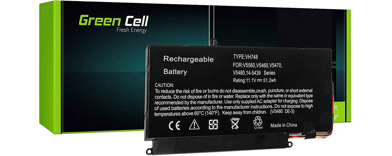 Green Cell Bateria do Dell Vostro (4600 mAh, 11.1V, 10.8V) DE105