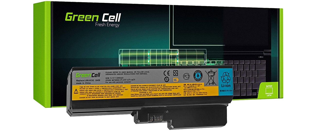 Green Cell Bateria do Lenovo (4400 mAh, 10.8V, 11.1V) LE06