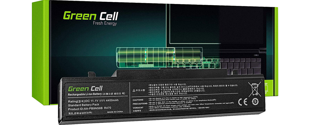 Green Cell Bateria do Samsung (4400 mAh, 11.1V, 10.8V) SA01