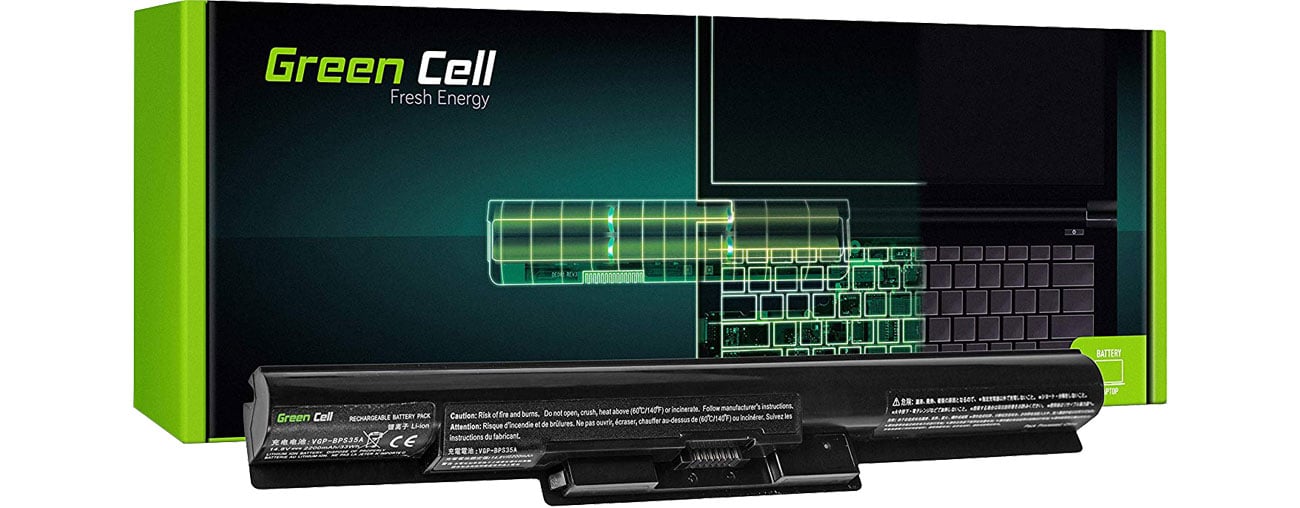 Green Cell Bateria do Sony Vaio (2200 mAh, 14.8V, 14.4V) SY18