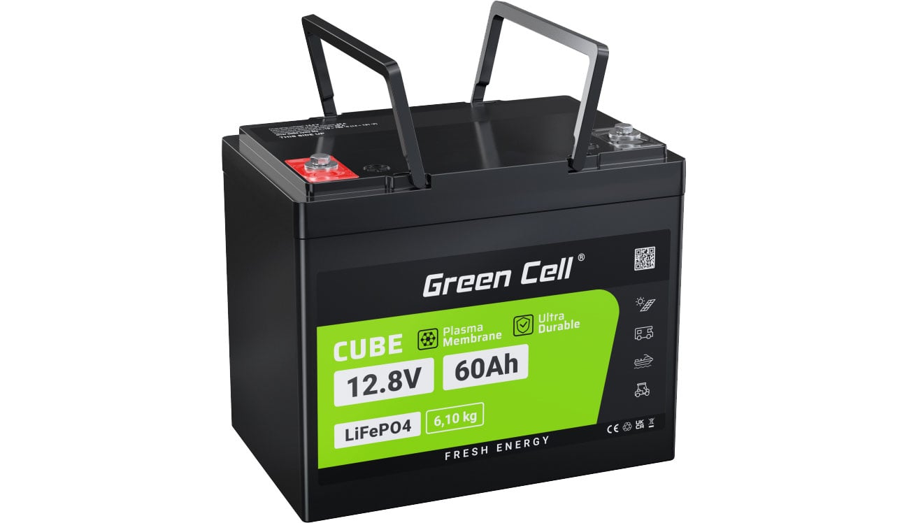 Акумулятор Green Cell LiFePO4 60 Ач 12,8 В 768 Втч