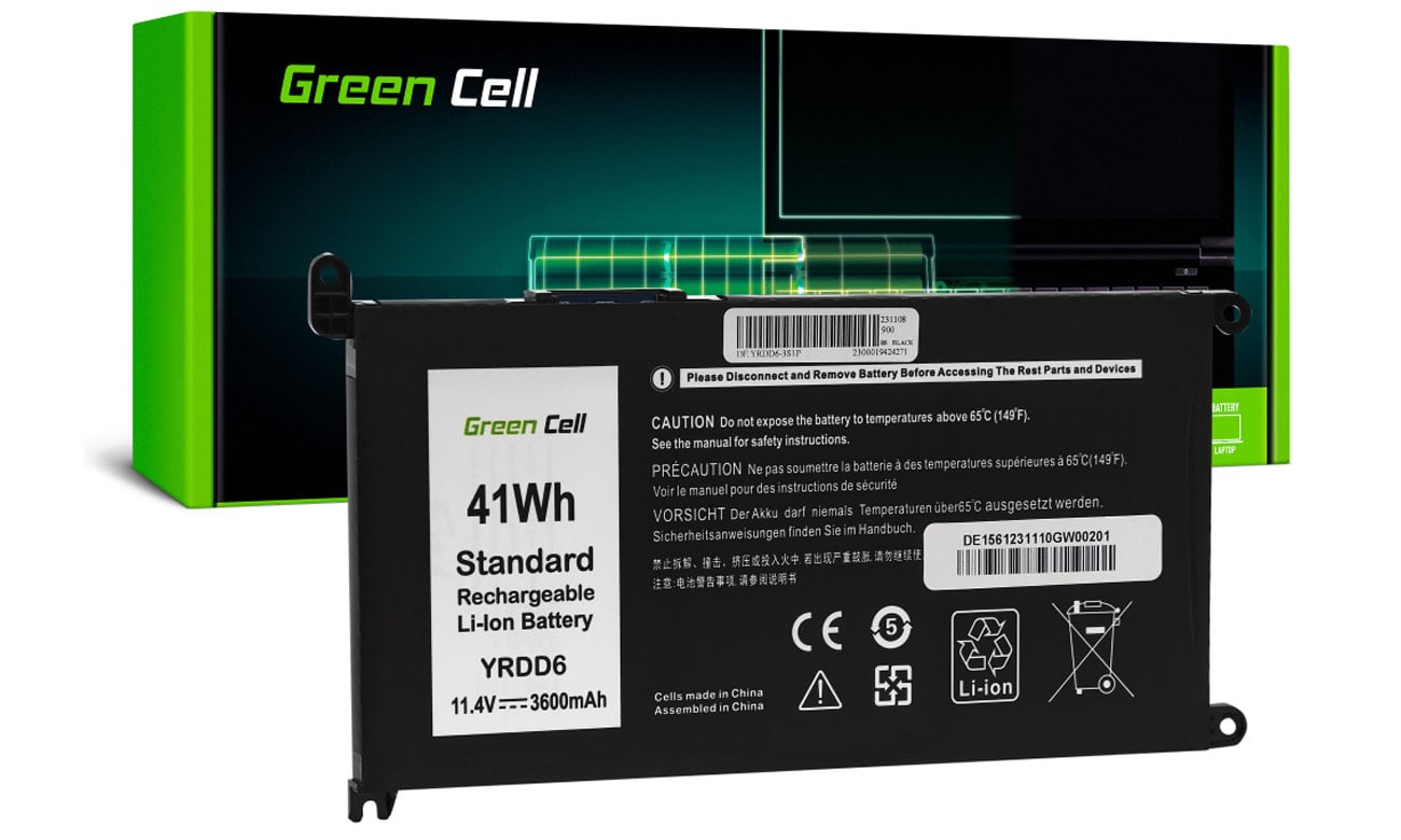 Green Cell YRDD6 1VX1H do Dell Vostro Inspiron - Widok ogólny