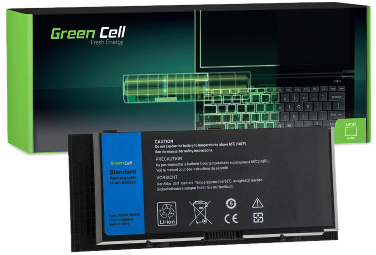 Green Cell FV993 FJJ4W PG6RC R7PND do Dell