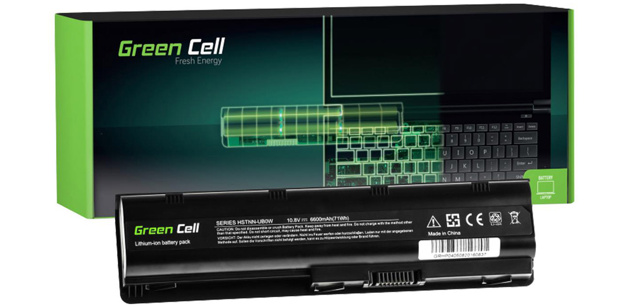 Bateria Green Cell MU06 do HP Compaq, Pavilion, Presario