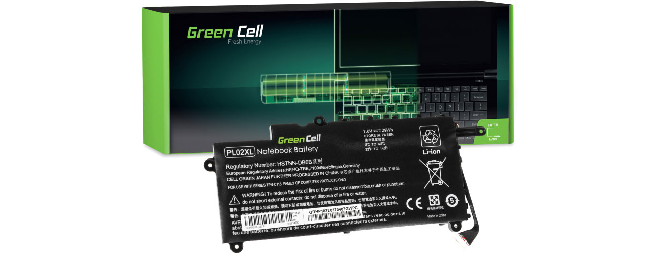 Green Cell PL02XL 751875-001 do HP
