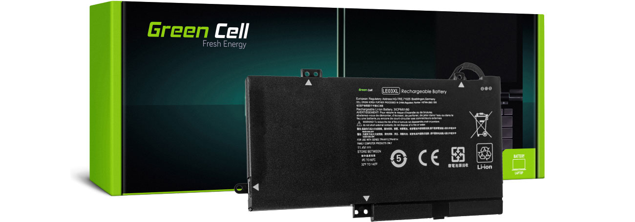 Green Cell LE03XL 796356-005 für HP