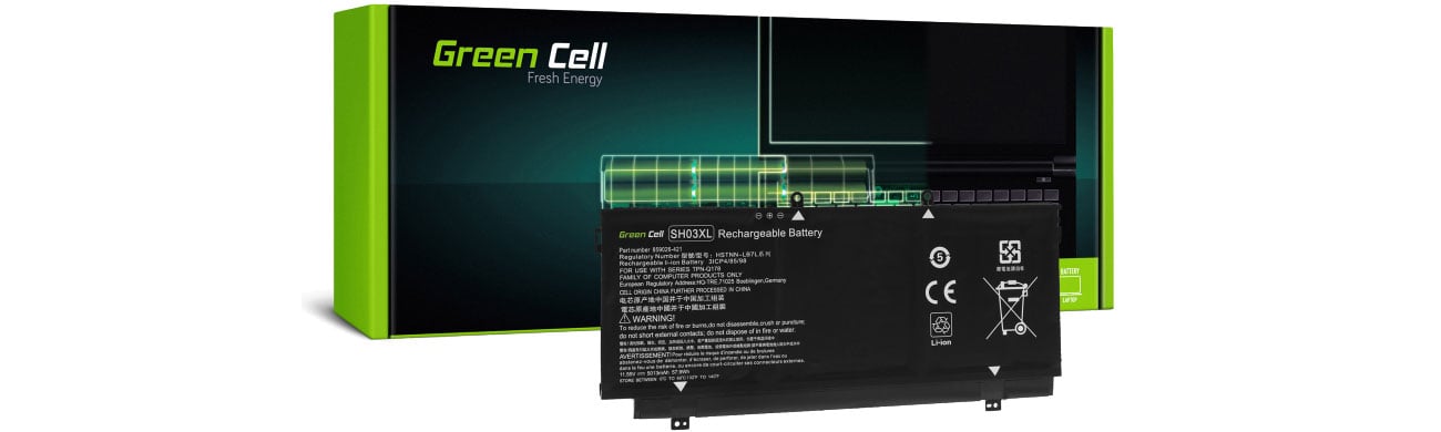 Green Cell SH03XL 859356-855 für HP