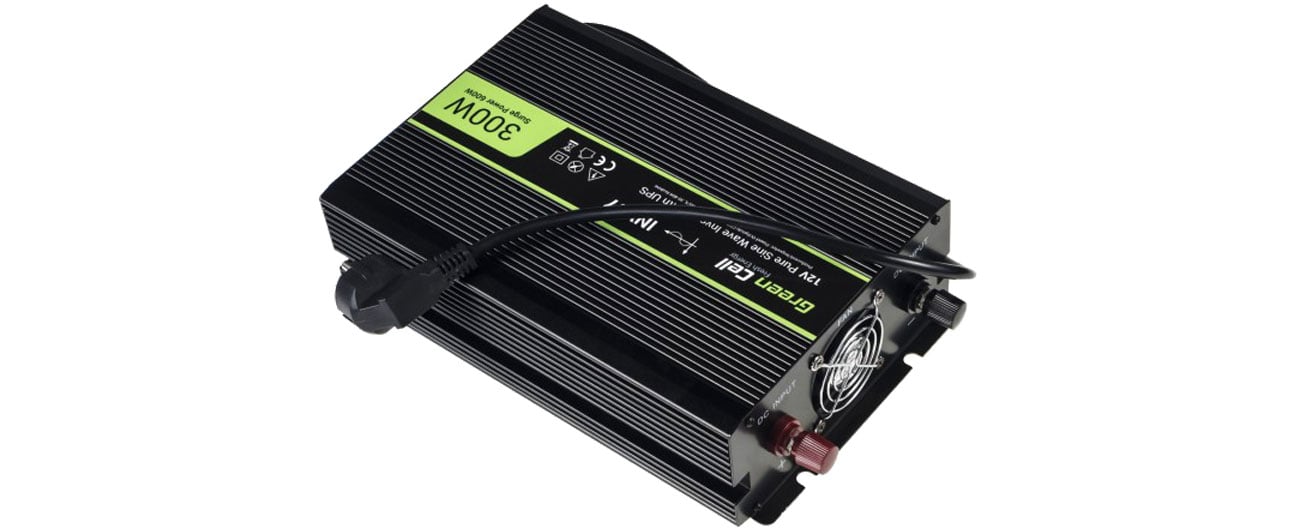 Green Cell Przetwornica napięcia 12V na 230V 300W/600W INV07