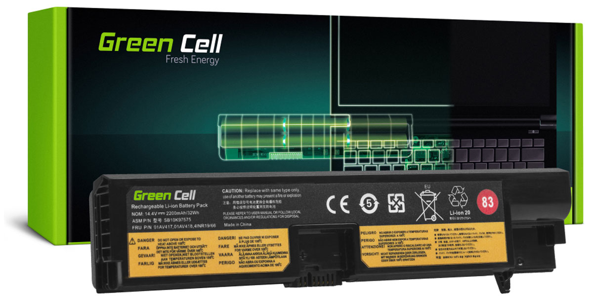 Green Cell 01AV414 01AV415 01AV416 01AV417 01AV418 do Lenovo - Widok ogólny
