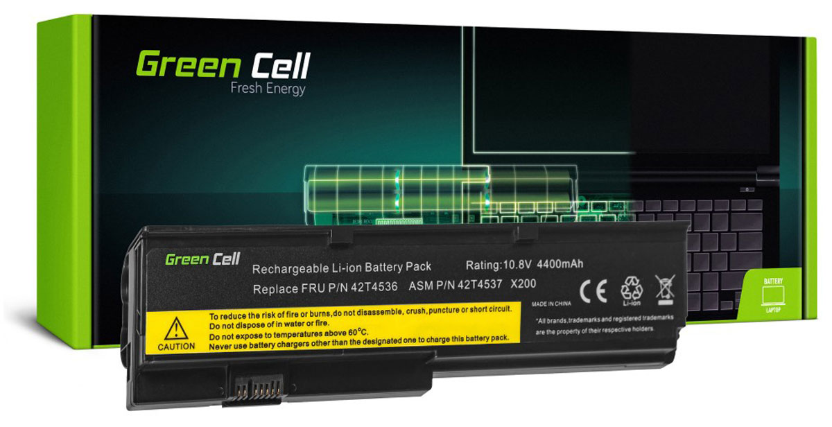 Green Cell 42T4536 42T4649 42T4650 43R9253 43R9254 do Lenovo - Widok ogólny