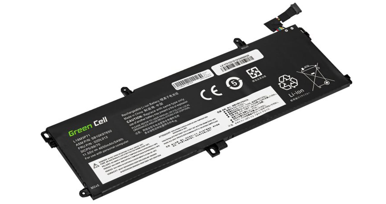 Batterie Green Cell L18L3P71 L18M3P71 für Lenovo