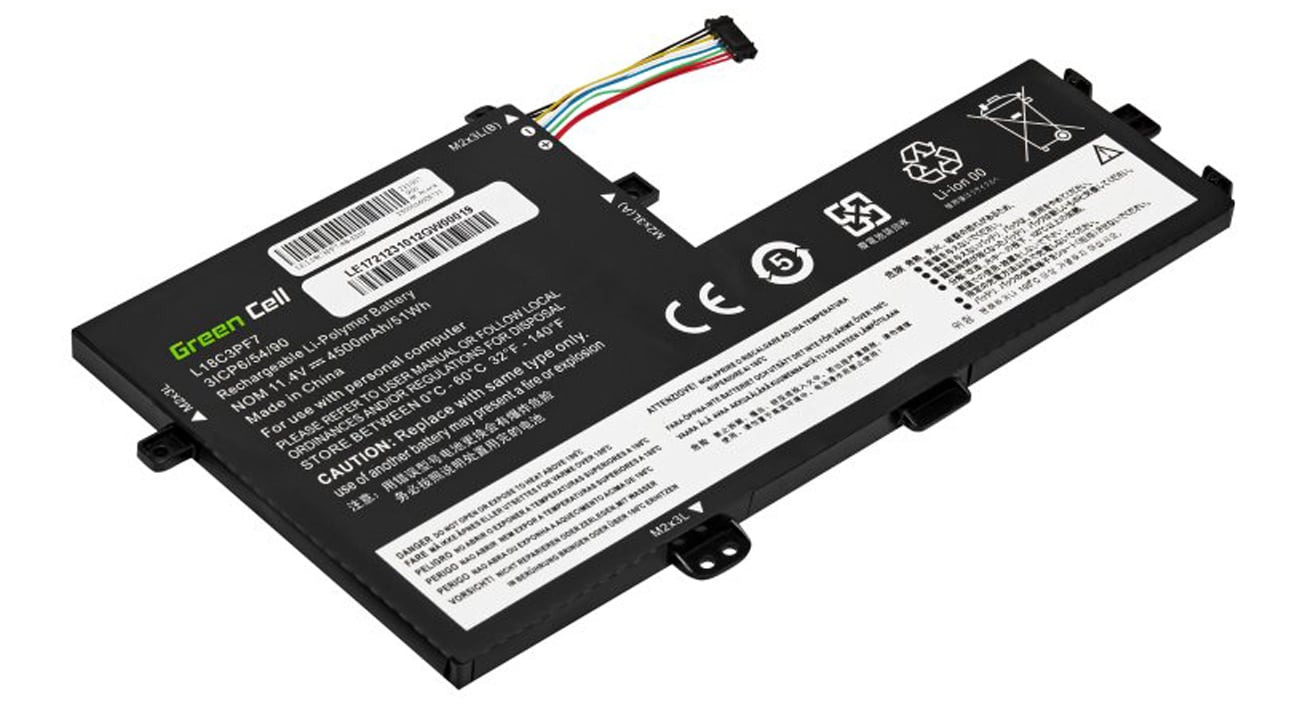 Batterie Green Cell L18C3PF6 L18C3PF7 L18M3PF6 L18M3PF7 für Lenovo