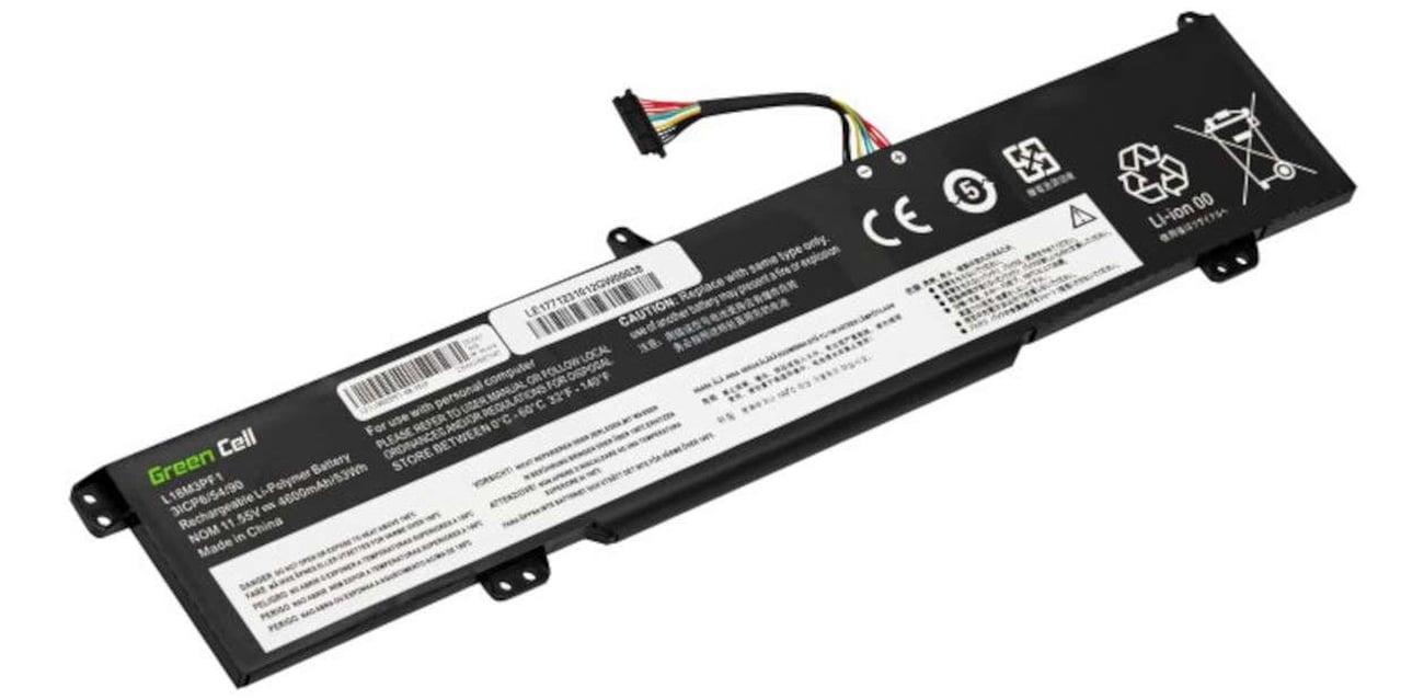 Bateria Green Cell L18C3PF1 L18M3PF1 do Lenovo