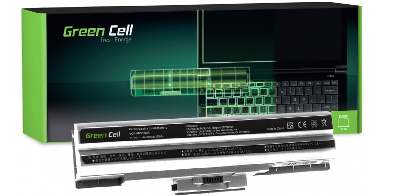 Bateria Green Cell SY08 do Sony Vaio