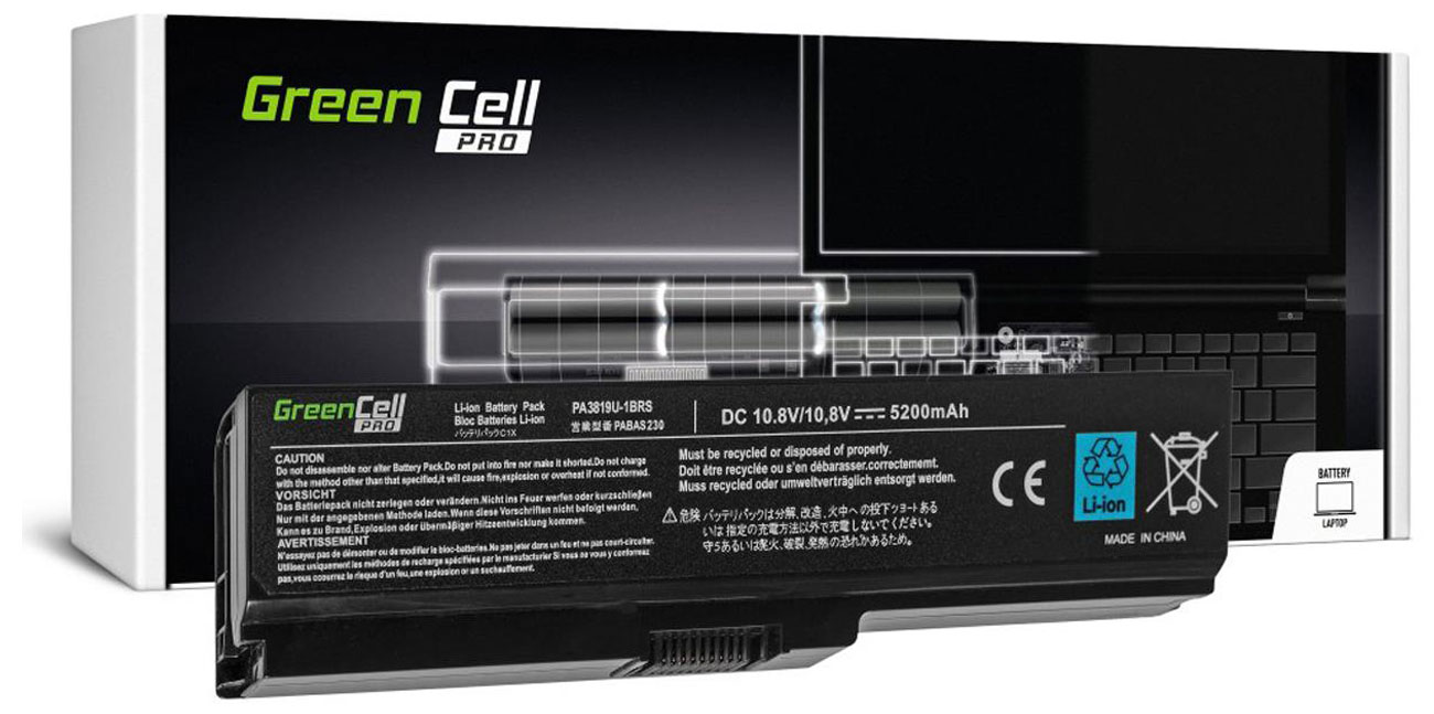 Green Cell PRO PA3817U-1BRS do Toshiba
