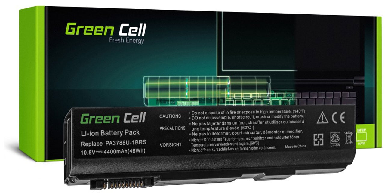 Green Cell PA3788U-1BRS PABAS223 do Toshiba - Widok ogólny