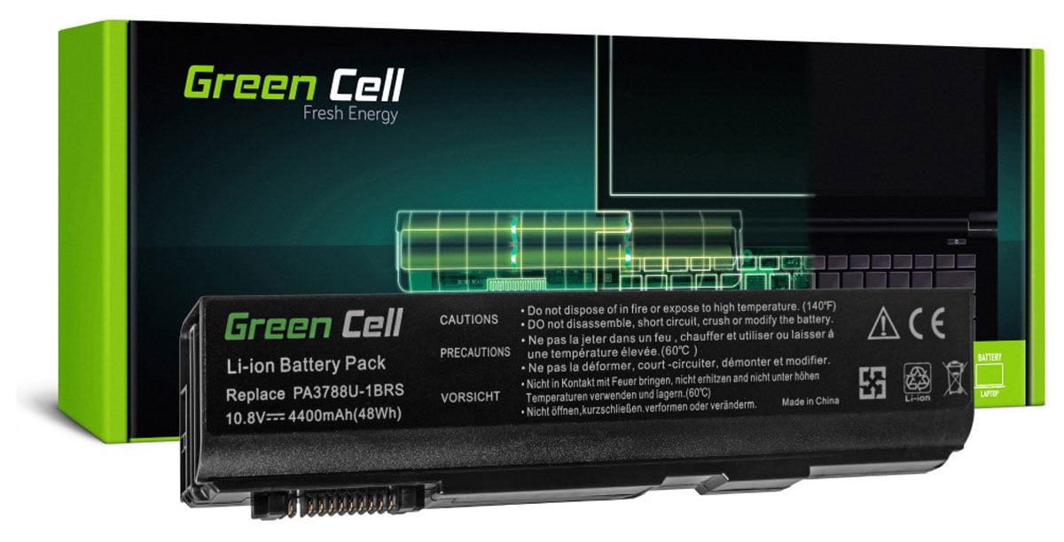 Green Cell PA3788U-1BRS PABAS223 do Toshiba - Widok ogólny