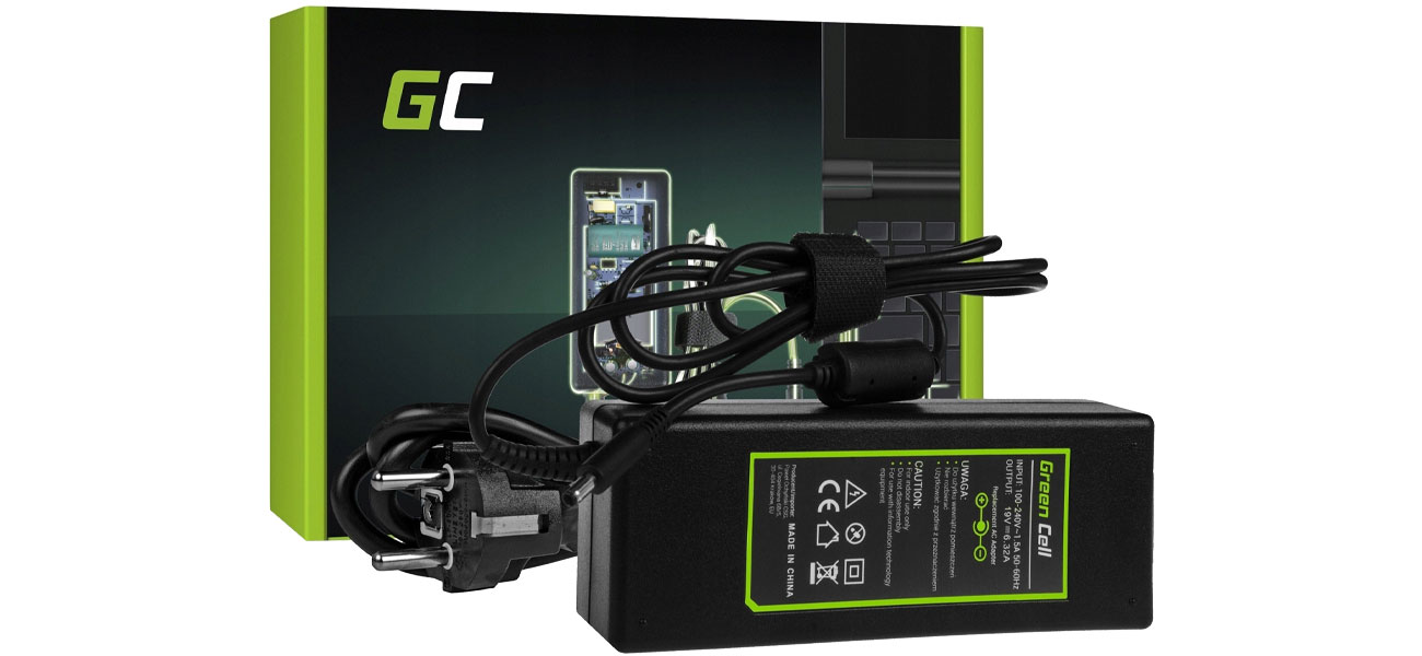 Green Cell Zasilacz do Asus 120W (6.32A, 4.5-3.0mm) AD103