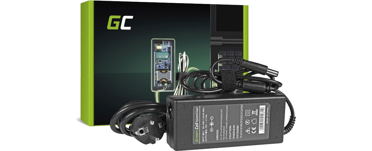 Zasilacz do HP 90W (4.74A, 7.4-5.0mm) Green Cell AD15