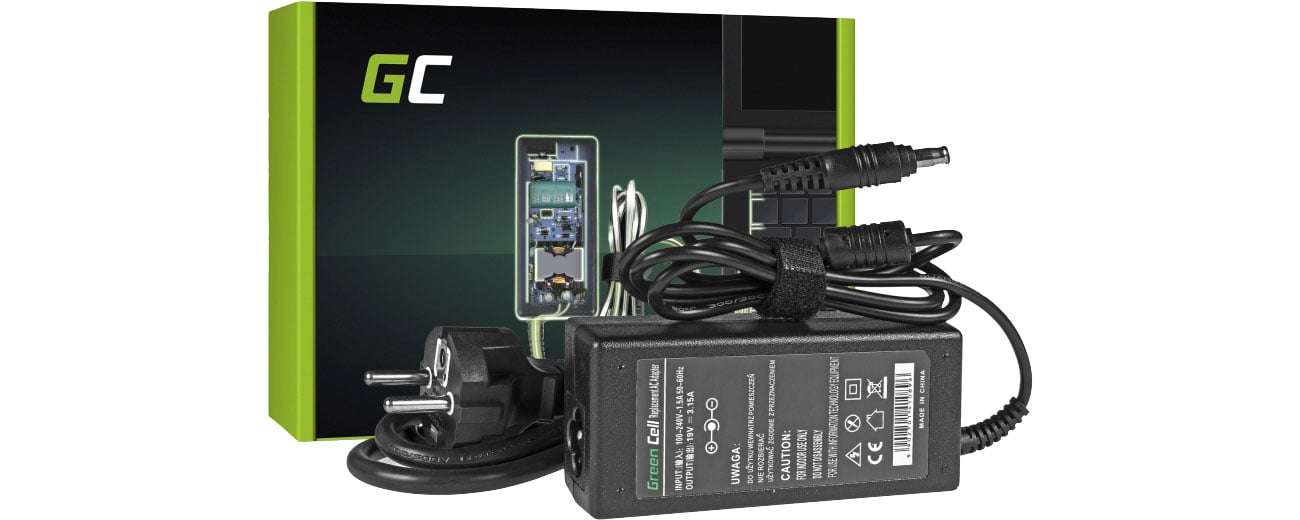 Green Cell Zasilacz do Samsung 60W (3.16A, 5.5-3.0mm) AD20