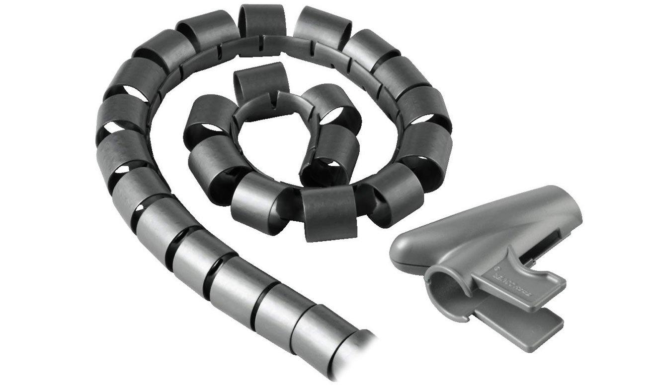 Osłona na kable Hama 1,5 m, 30 mm, srebrna