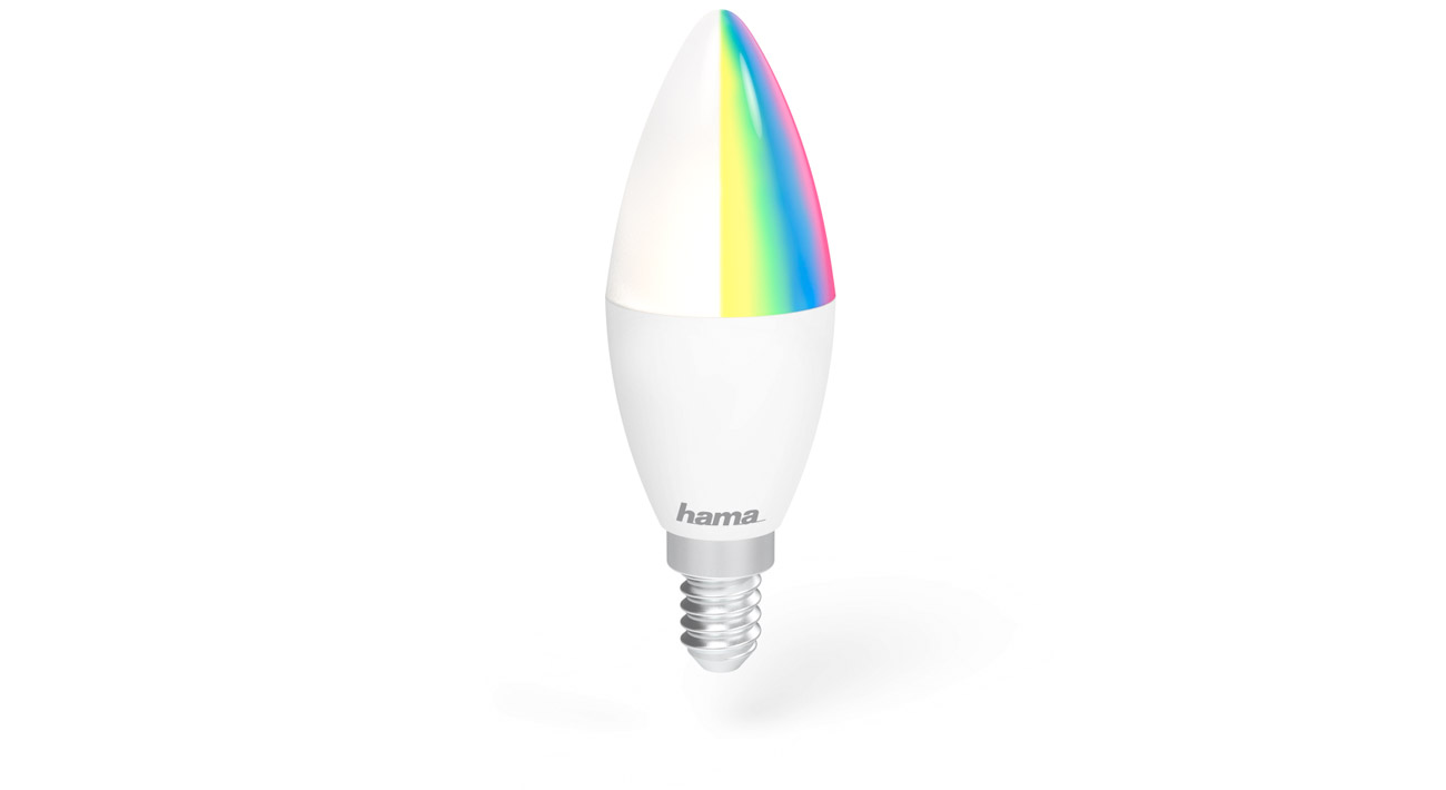 Inteligentna żarówka Hama LED Wi-Fi E14 RGB