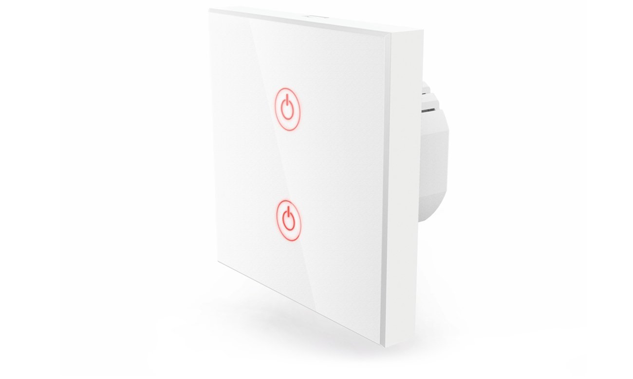 Inteligentny podwójny włącznik światła Wi-Fi Hama 176551 - Grafika