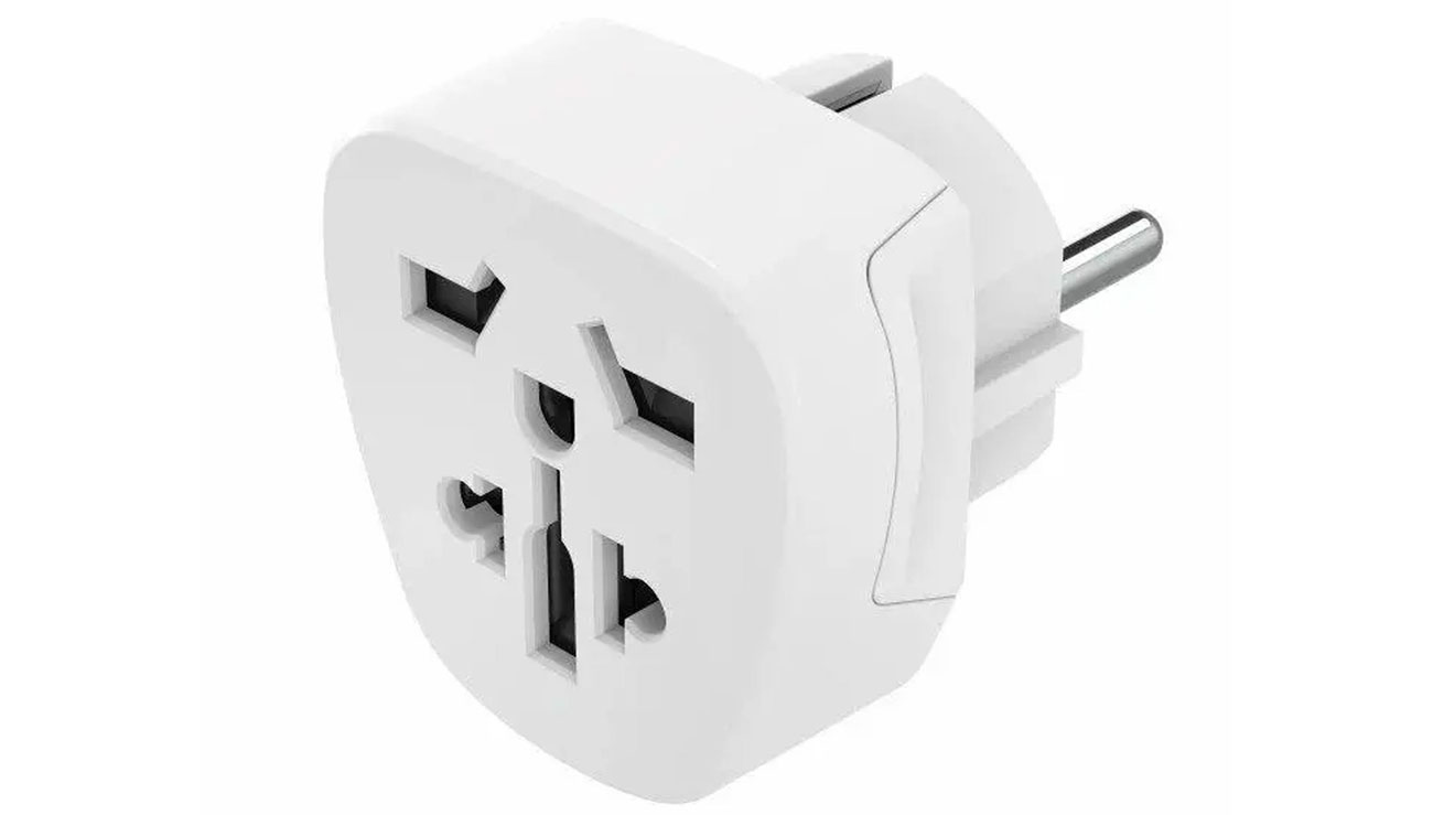 Adapter Hama podróżny Basic gniazdo WORLD -> WTYK EU