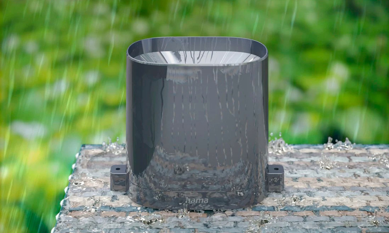 Stacja pogody Hama Rainy - Przejrzysty pomiar ilości opadów