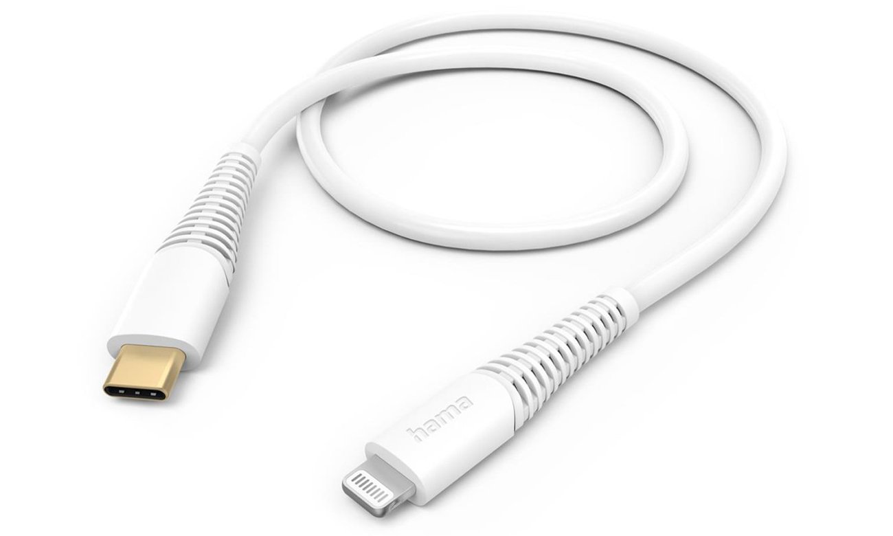 Hama USB-C - Lightning Kabel 1,5m weiß