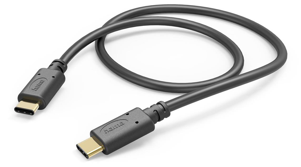 Hama USB-C - USB-C Kabel 1,5m schwarz