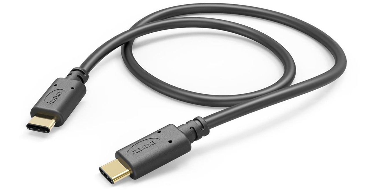 Hama USB-C - USB-C Kabel 1,5m schwarz