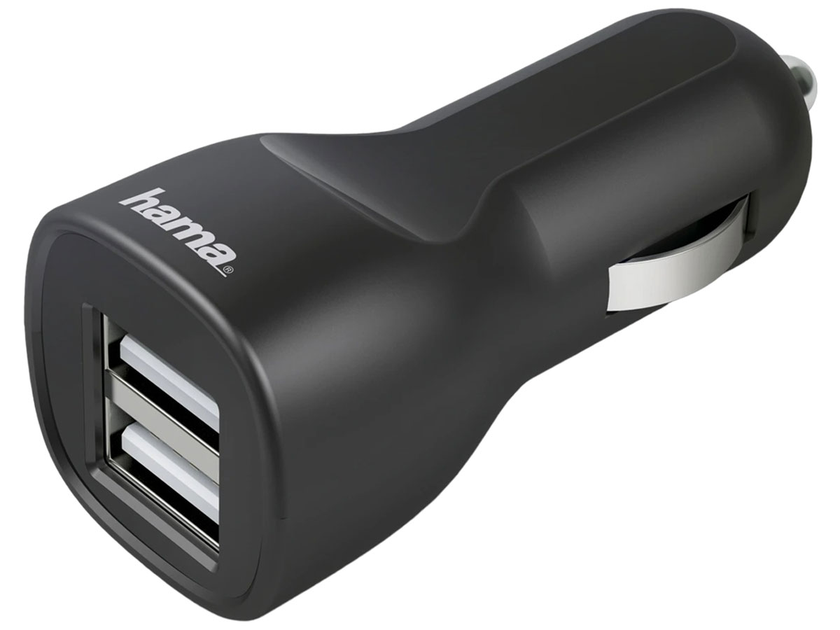 Hama Ładowarka samochodowa USB (2xUSB) 12V 2,4A