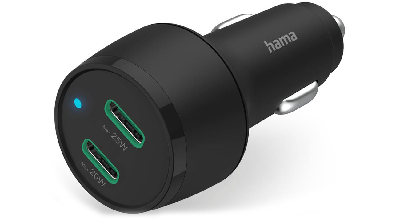 Autoladegerät Hama PD/QC 45W 2xUSB-