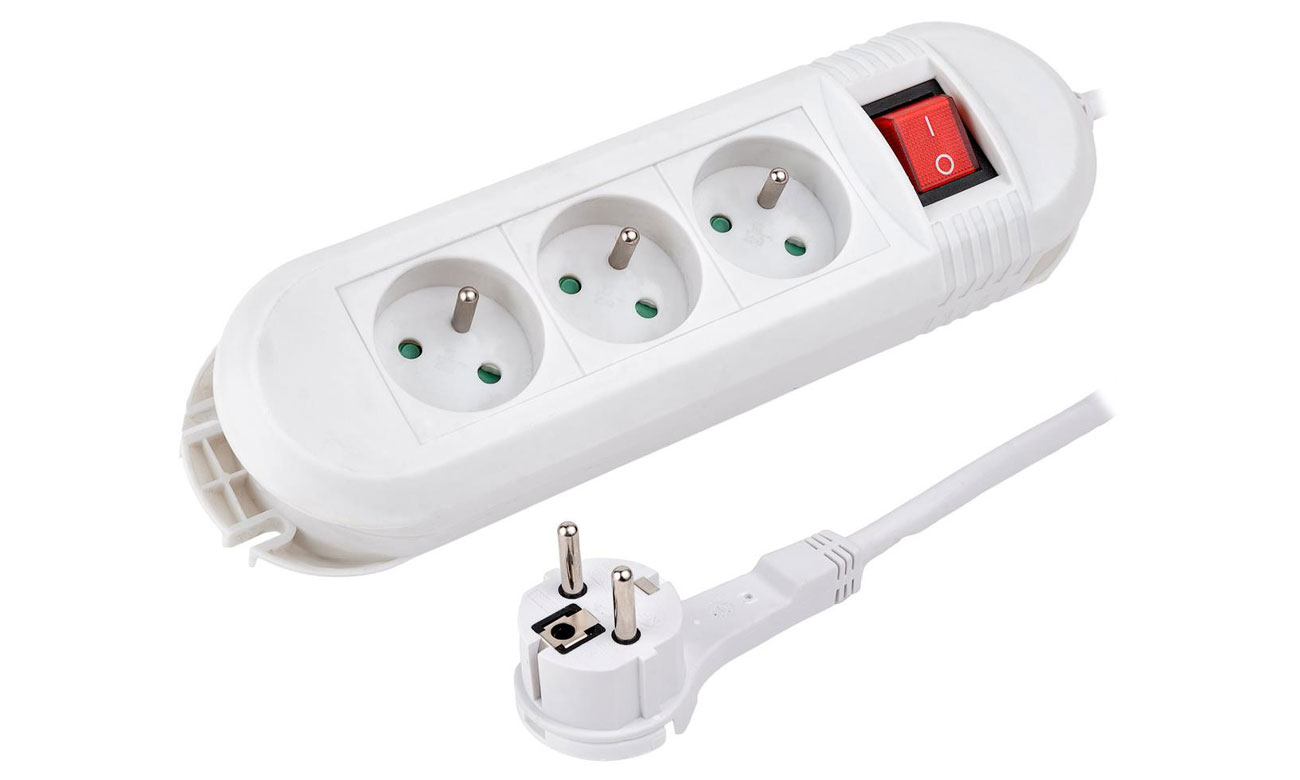 Hama Listwa zasilająca Comfort 3GN, 1,5m