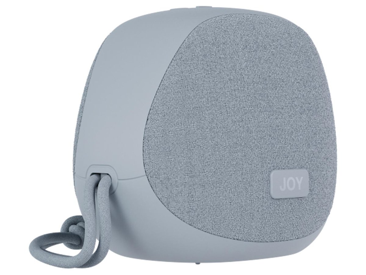 Bezprzewodowy głośnik Happy Plugs Joy Speaker Niebieski - Widok od przodu pod kątem