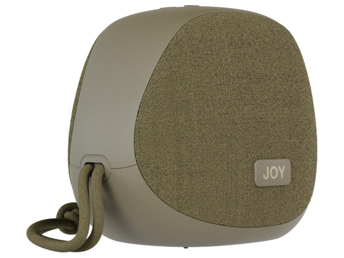 Bezprzewodowy głośnik Happy Plugs Joy Speaker Zielony - Widok od przodu pod kątem