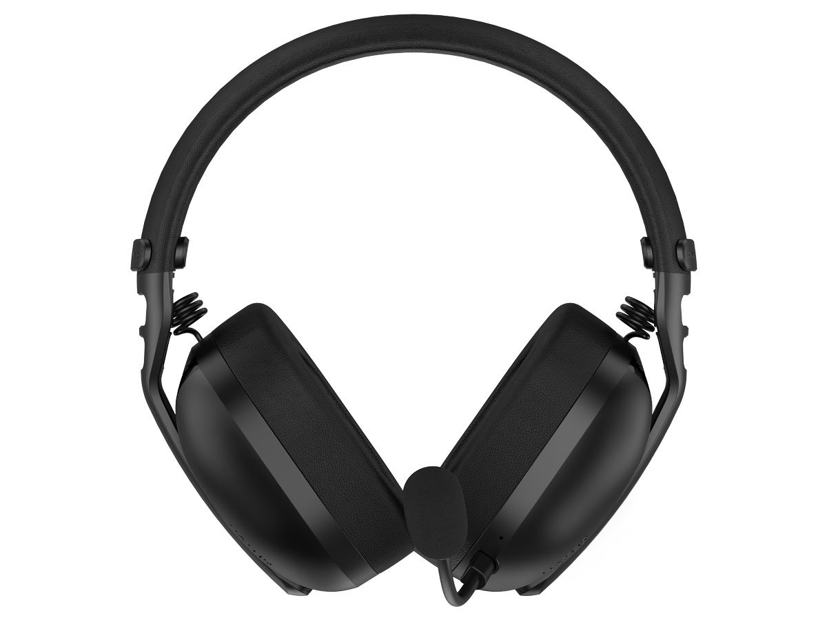 Słuchawki HATOR Hyperpunk 3X Wireless Czarne - Widok od przodu