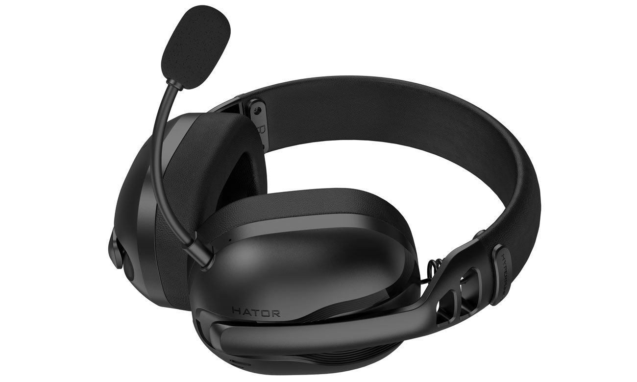 Słuchawki HATOR Hyperpunk 3X Wireless Czarne - Widok ogólny