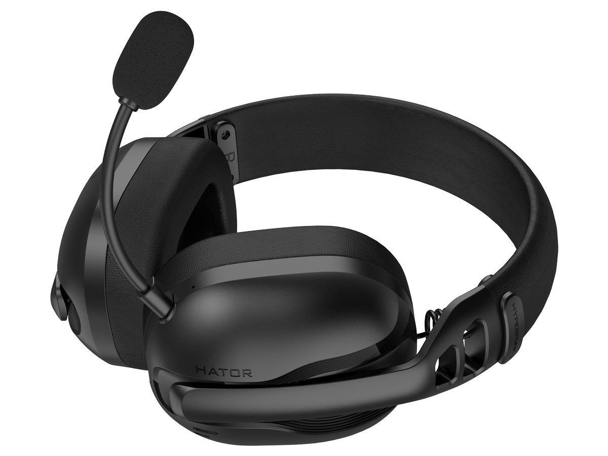 Słuchawki HATOR Hyperpunk 3X Wireless Czarne - Widok ogólny