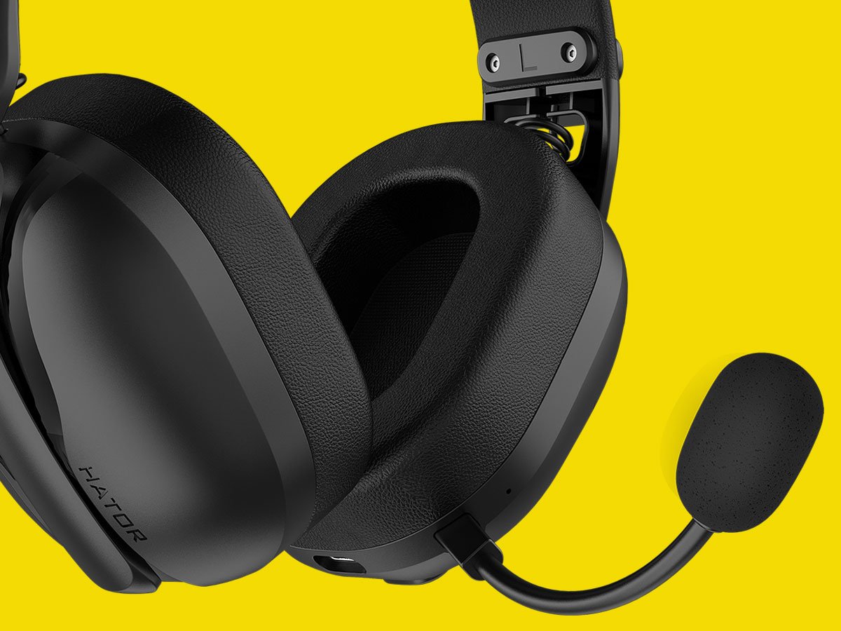 Zestaw słuchawkowy HATOR Hyperpunk 3 Wireless Czarny - Grafika
