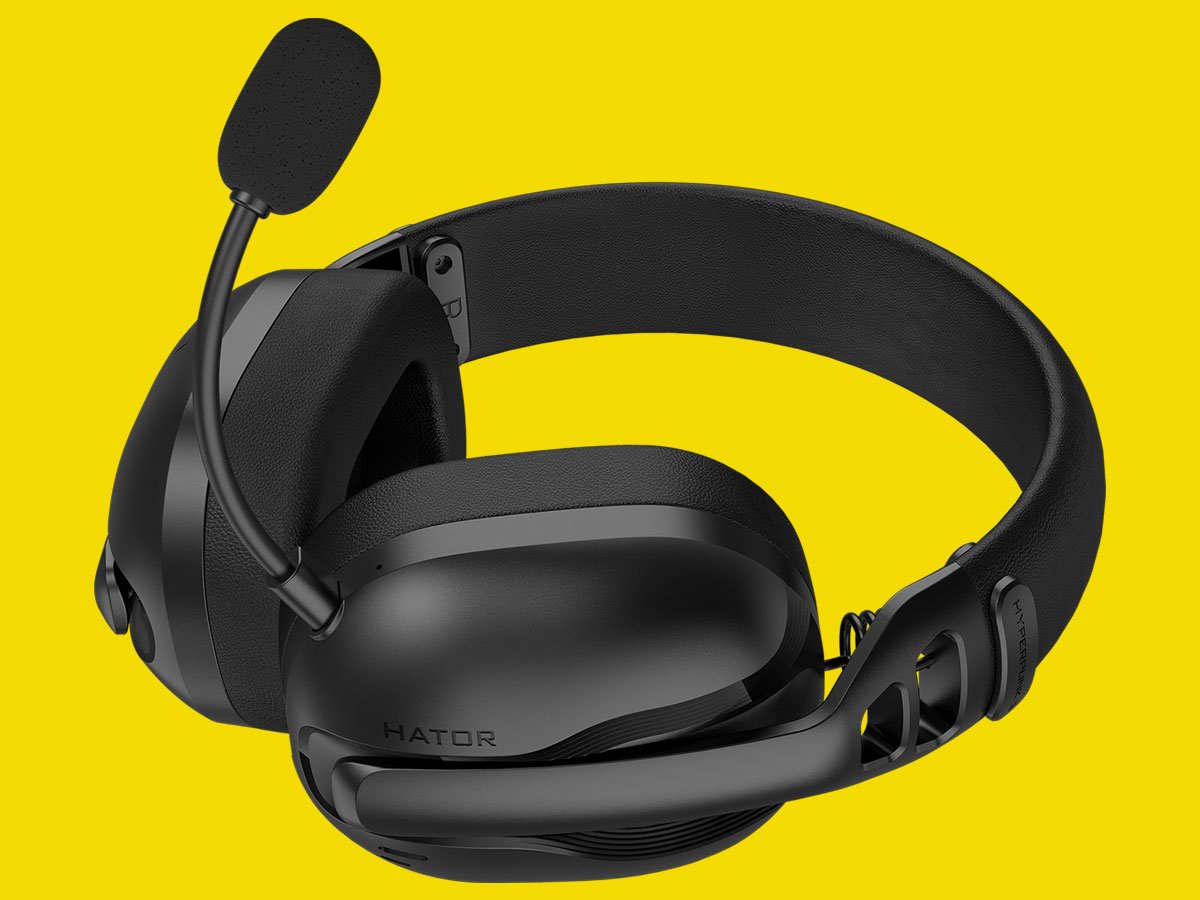 Zestaw słuchawkowy HATOR Hyperpunk 3 Wireless Czarny - Grafika z tłem