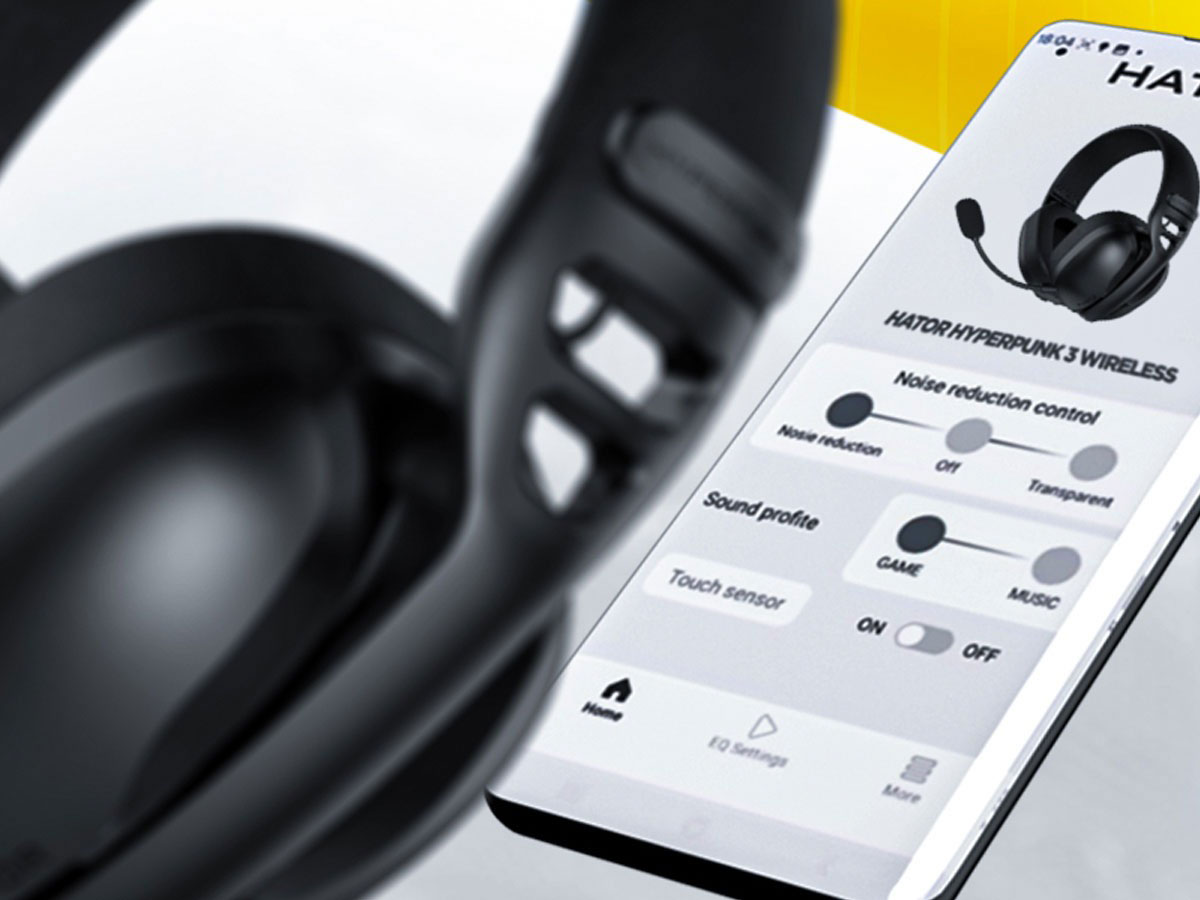 Zestaw słuchawkowy HATOR Hyperpunk 3 Wireless - Grafika