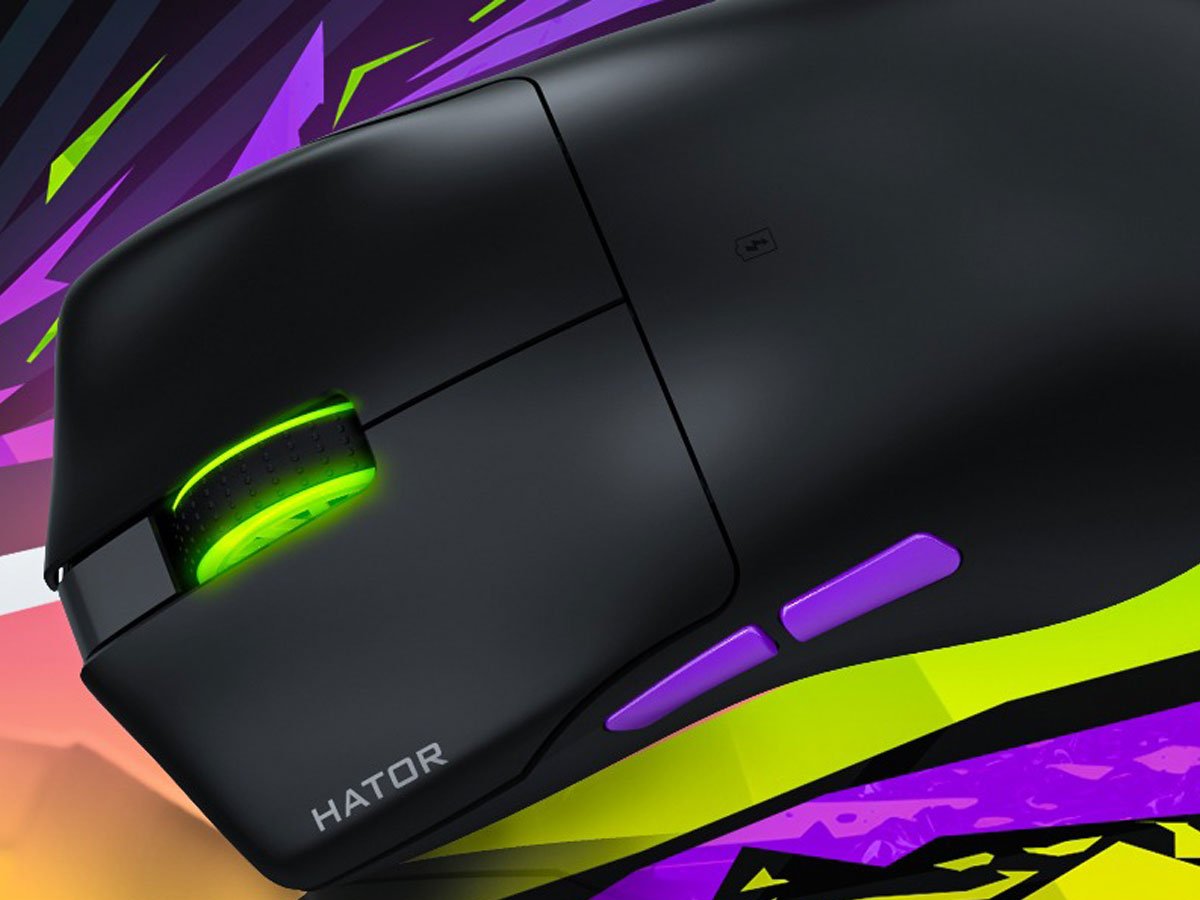 Mysz HATOR Pulsar 3 Ultra 4K Wireless Czarna - Grafika z tłem