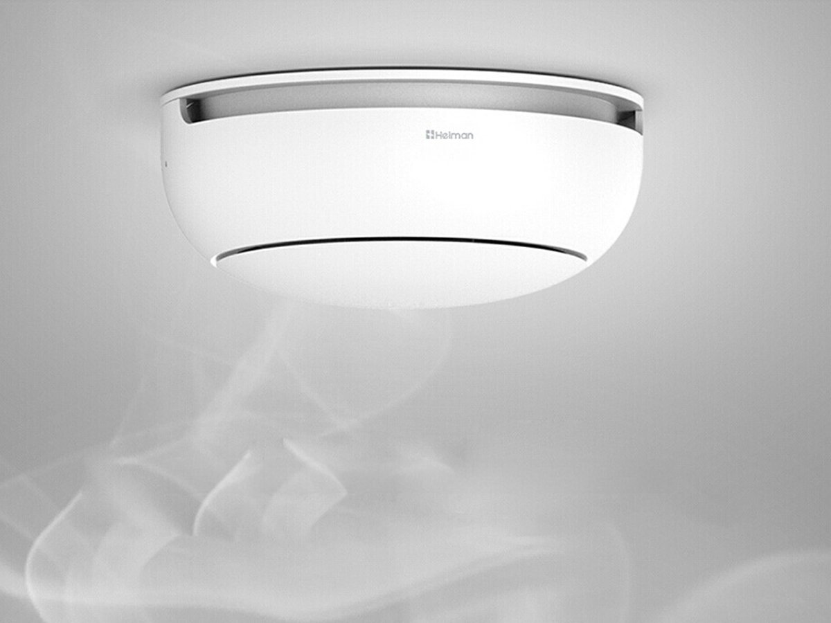 Optyczny czujnik dymu ZigBee Heiman HS2SA-1 - Grafika lifestyle