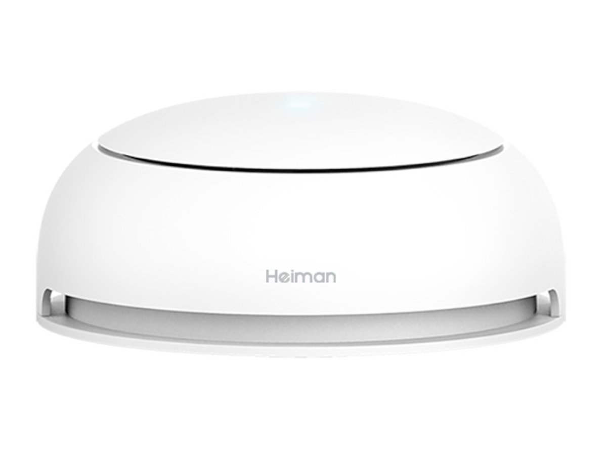 Optyczny czujnik dymu ZigBee Heiman HS2SA-1 - Grafika z boku