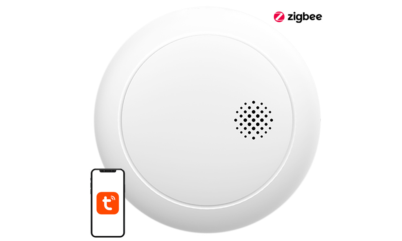 Optyczny czujnik dymu ZigBee Heiman HS2SA-1 - Widok ogólny