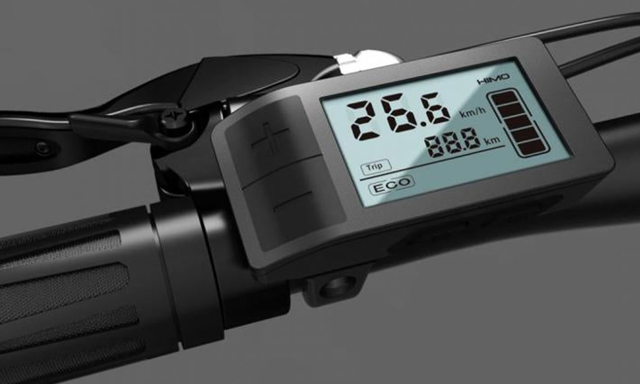 Rower elektryczny C26 MAX - Wyświetlacz LCD