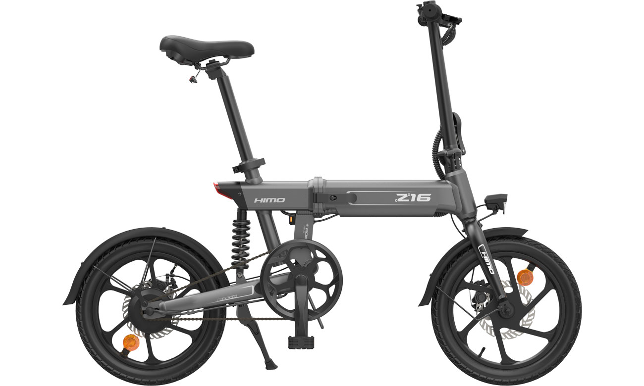 Rower elektryczny Z16 MAX Szary - Widok prawego boku