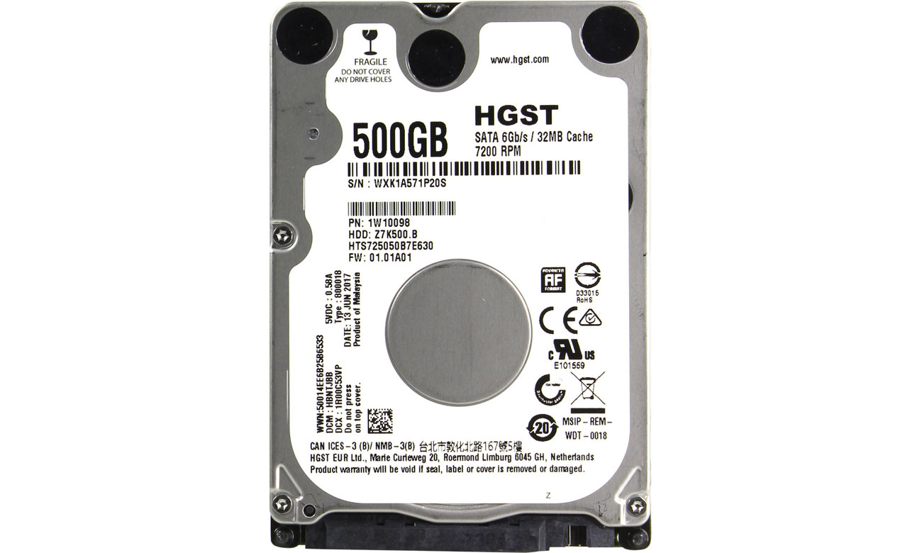 TRAVELSTAR Z7K500B 7mm 7200obr. 1W10098 500GB